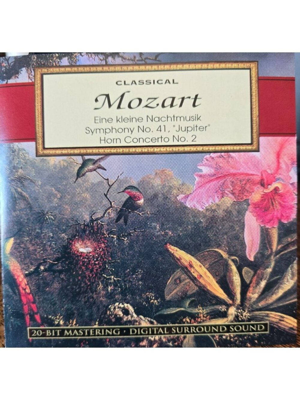 Mozart Classical CD Featuring Eine Kleine Nachtmusik Symphony No. 41 37827cd